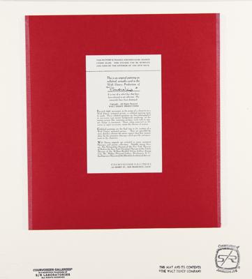 Lot #710 Pinocchio production cel from Pinocchio Production Cel - Image 3