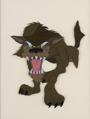 Lot #732 The evil wolf production cel from Peter and the Wolf Production Cel - Image 1