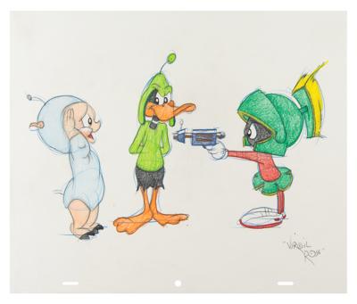 Lot #832 Marvin the Martian, Daffy Duck, and Porky