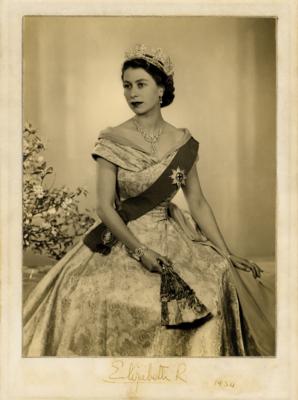 Lot #167 Queen Elizabeth II and Prince Philip Signed Photographs - Image 3