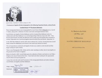 Lot #431 Agatha Christie Archive of (14) Letters - Image 6