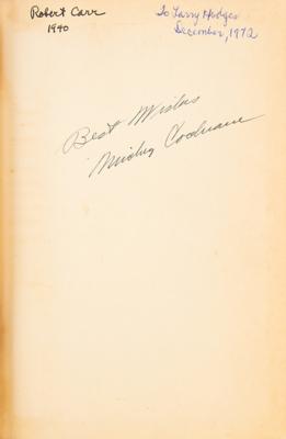 Lot #623 Mickey Cochrane Signed Book - Image 2