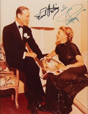 Lot #576 Fred Astaire and Ginger Rogers Signed Photograph - Image 1