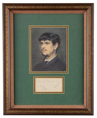 Lot #479 Claude Debussy Signature - Image 1