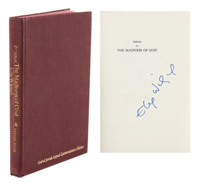 Lot #320 Elie Wiesel Signed Book - Image 1
