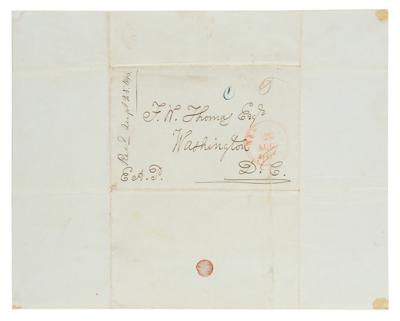 Lot #440 Edgar Allan Poe: Amid his own troubles, Poe extends his condolences to a fellow writer: 