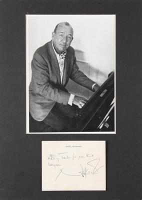 Lot #452 Noel Coward Signature - Image 2