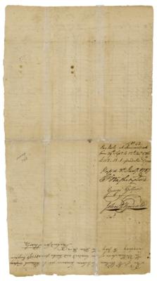 Lot #1 George Washington Document Signed - Image 2