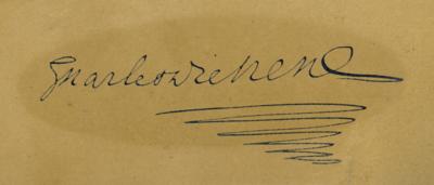 Lot #434 Charles Dickens Signed Photograph - Image 2