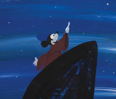 Lot #702 Mickey Mouse concept production painting from Fantasia - Image 2