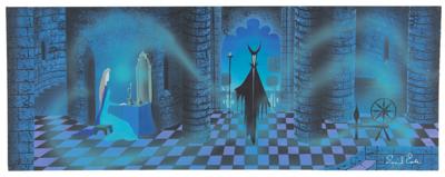 Lot #819 Eyvind Earle large concept storyboard