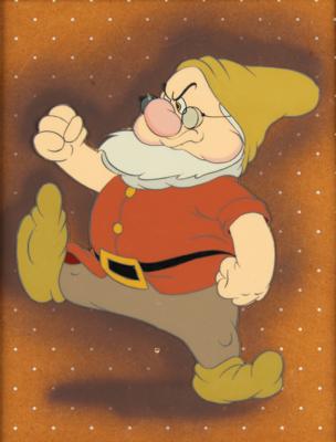 Lot #676 Doc production cel from Snow White and the Seven Dwarfs - Image 1