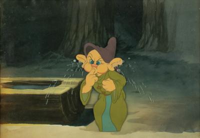 Lot #684 Dopey production cel and master