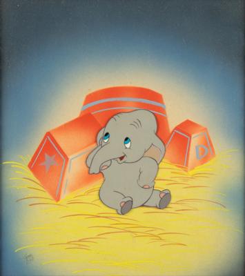 Lot #722 Dumbo production cel from Dumbo Production Cel - Image 1