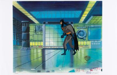 Lot #839 Batman production cel from Batman: The Animated Series Production Cel - Image 1