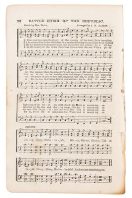 Lot #3025 Julia Ward Howe Autograph Quote Signed from 'Battle Hymn of the Republic' - Image 3