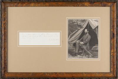 Lot #3021 Thomas J. 'Stonewall' Jackson Autograph