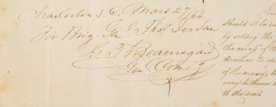 Lot #3022 P. G. T. Beauregard Signed Battle Plan Map - Image 3