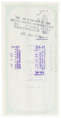 Lot #3036 Steve Jobs Signed Check - Image 4