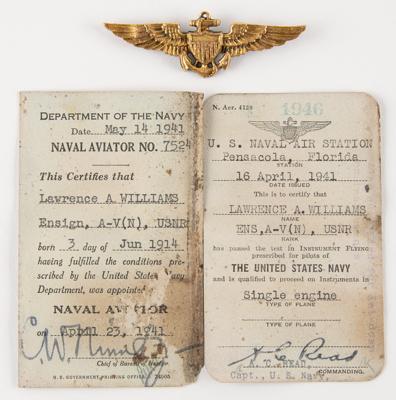 Lot #3015 Pearl Harbor: Lawrence A. Williams