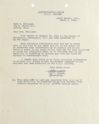 Lot #3015 Pearl Harbor: Lawrence A. Williams Archive - Image 16