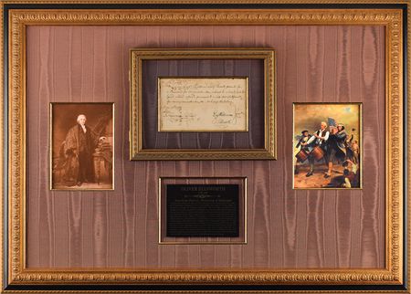 Lot #177 Oliver Ellsworth: Ellsworth orders payment to a captain for raising 