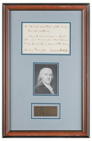 Lot #69 Edward Rutledge Autograph Letter Signed - Image 1