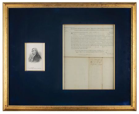 Lot #67 Francis Hopkinson Document Signed - Image 1