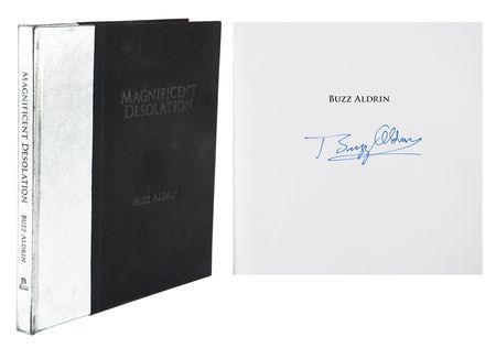 Lot #381 Buzz Aldrin Signed Book - Image 1