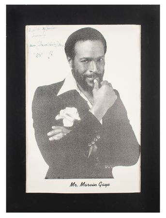Lot #637 Marvin Gaye Signed Poster - Image 2