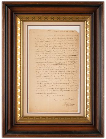 Lot #5 Thomas Jefferson Autograph Letter Signed - Image 1