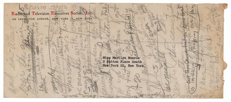 Lot #685 Marilyn Monroe: Feverish handwritten acting notes from Monroe—