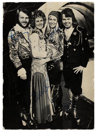 Lot #659 ABBA Signed Photograph - Image 1