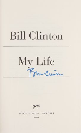 Lot #29 Bill Clinton Signed Book - Image 2