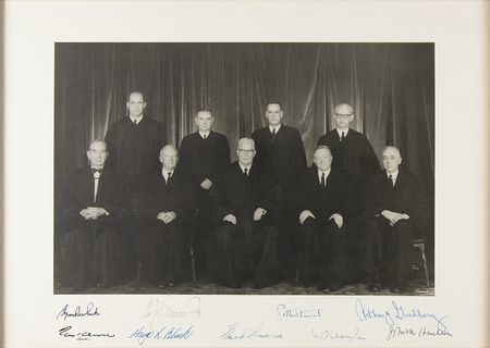 Lot #79 Warren Court Signed Photograph - Image 1