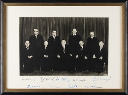 Lot #75 Burger Court Signed Photograph - Image 3