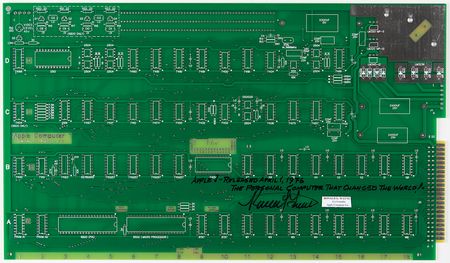 Lot #130 Apple: Ronald Wayne Signed Apple-1 Replica Board - Image 1
