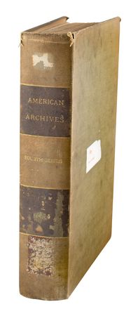 Lot #66 American Archives: Peter Force Print of the 'Continental Congress Agreement of Secrecy of November 9, 1775' - Image 3