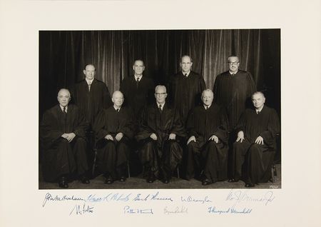 Lot #80 Warren Court Signed Photograph - Image 1