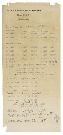 Lot #27 Jimmy Carter's Personally-Owned Portfolio and Associated Archive - Image 4