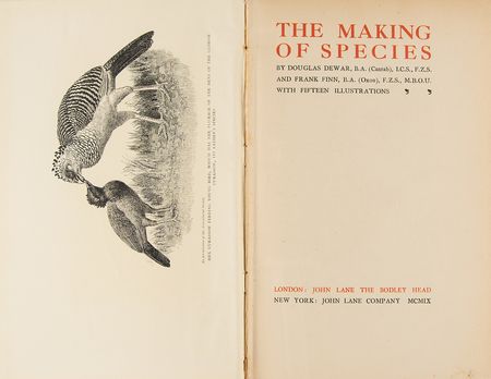 Lot #84 Alexander Graham Bell's Personally-Owned Book: Scarce 1909 book on Darwin's theory from the library of Alexander Graham Bell - Image 3