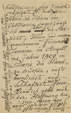 Lot #85 Georg Cantor Autograph Letter Signed - Image 2