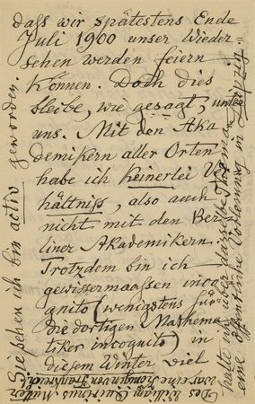 Lot #85 Georg Cantor Autograph Letter Signed - Image 3