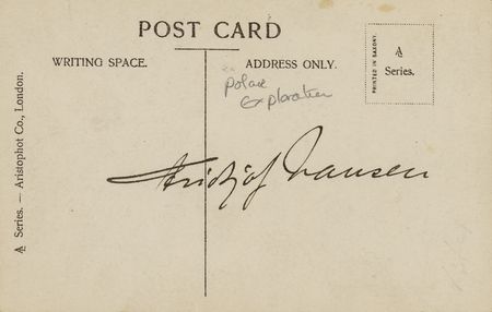 Lot #123 Fridtjof Nansen Signed Photograph - Image 2
