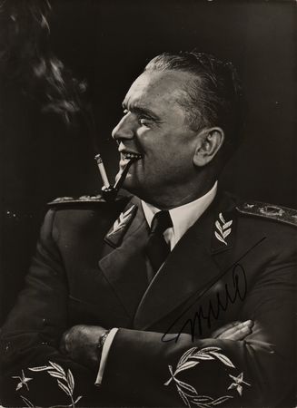 Lot #297 Josip Tito Signed Photograph - Image 1