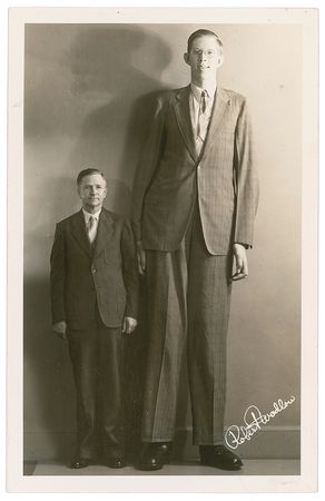 Lot #794 Robert Wadlow Signed Photograph - Image 1