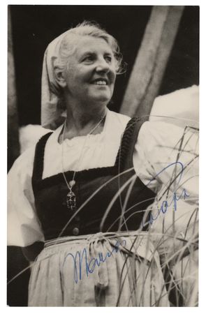 Lot #791 Maria von Trapp Signed Photograph - Image 1