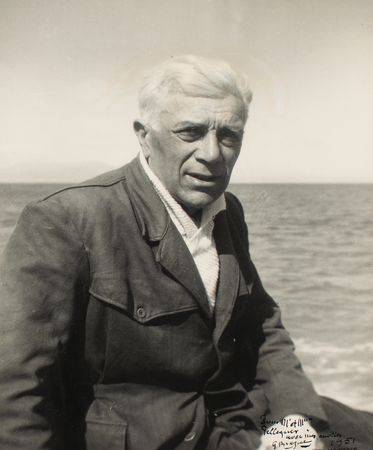 Lot #405 Georges Braque Signed Photograph - Image 1