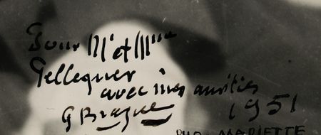 Lot #405 Georges Braque Signed Photograph - Image 2