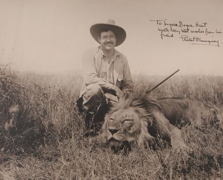 Lot #490 Ernest Hemingway Signed Photograph - Image 1